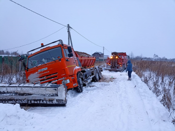 Зимняя эвакуация грузовиков в Коломне: помощь при заносах в кювет на загородных дорогах